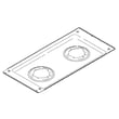 Range Drip Pan for GE ZDP364LRP6SS - Part WB49K10016