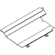 Oven Deflect for GE JGB870SET1SS - Part WB49K10030