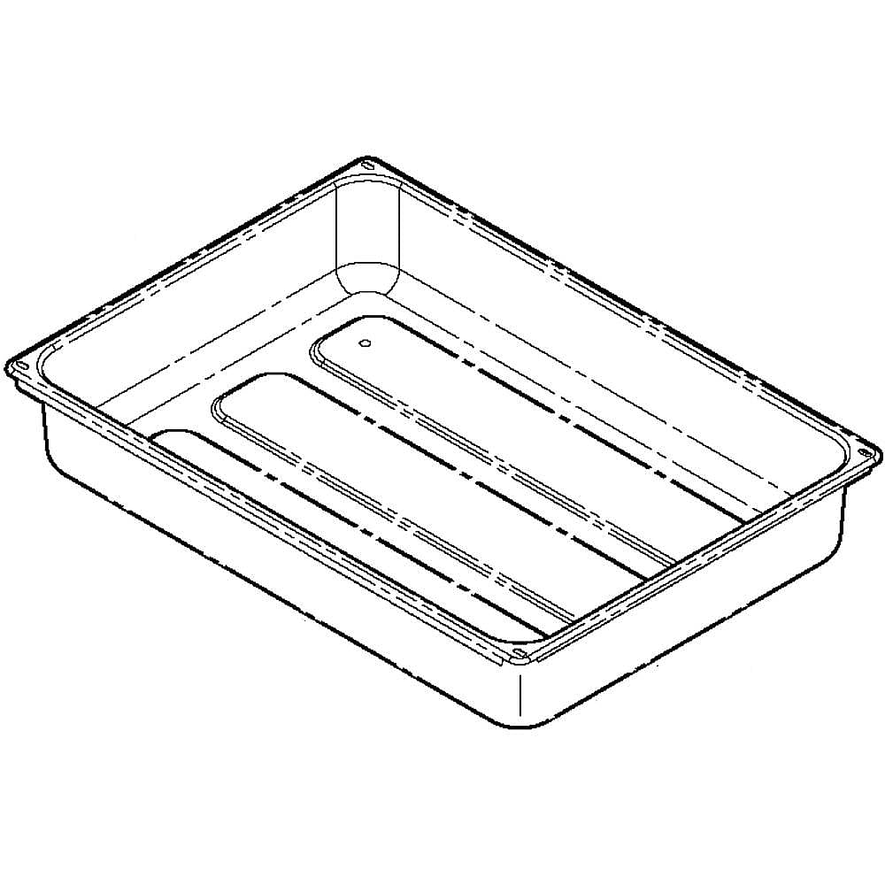 Part #wb49T10076, Drawer Pan / 34.30 x 25.90 x 5.60