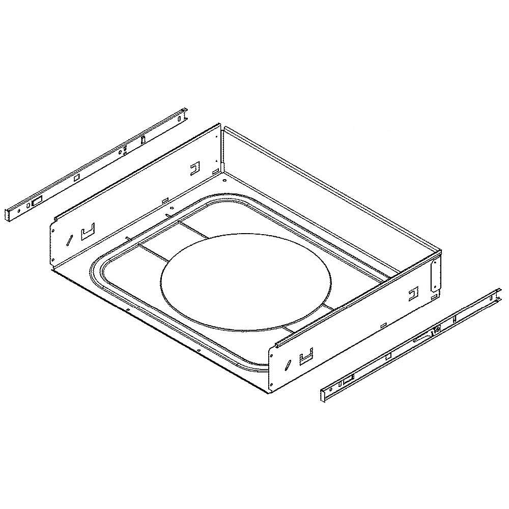 Part #wb49X28972, Range Storage Drawer / 1.00 x 1.00 x 1.00