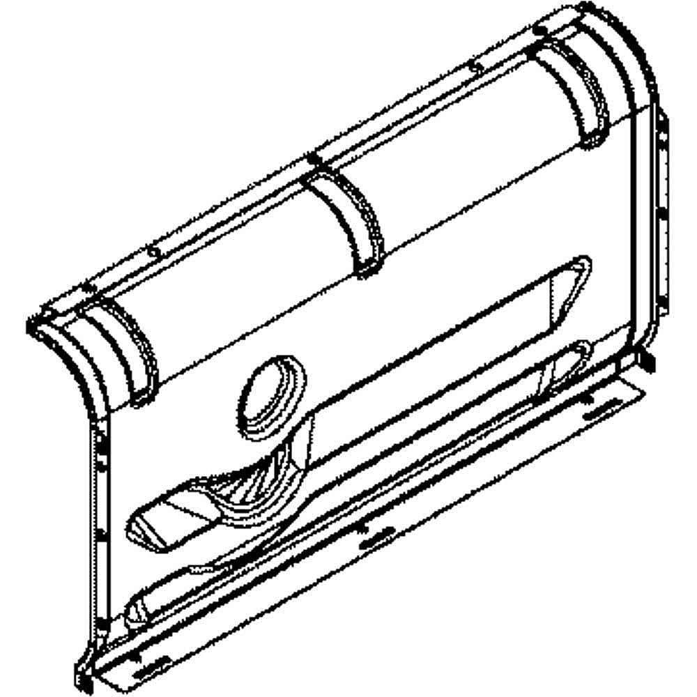 Part #wb53K10042, Oven Side Uc / 19.00 x 9.90 x 3.80