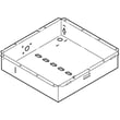 Oven Burner Box for GE JGSP48CH3CC - Part WB53T10006