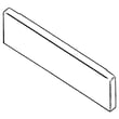 Drawer Panel for GE J2B918CEK4CC - Part WB55K10023