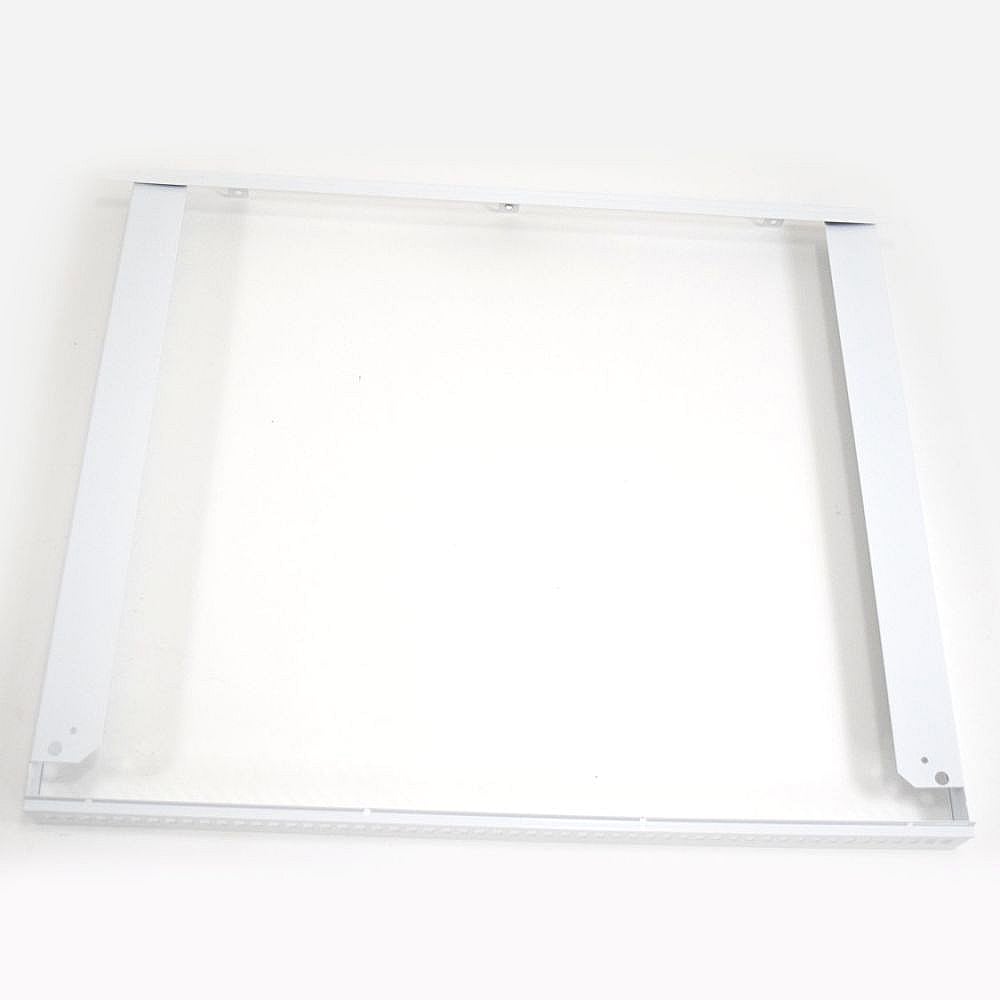 GE Part #wb55T10087, Wall Oven Door Frame Trim Assembly (White) | 32.60 x 20.80 x 2.10