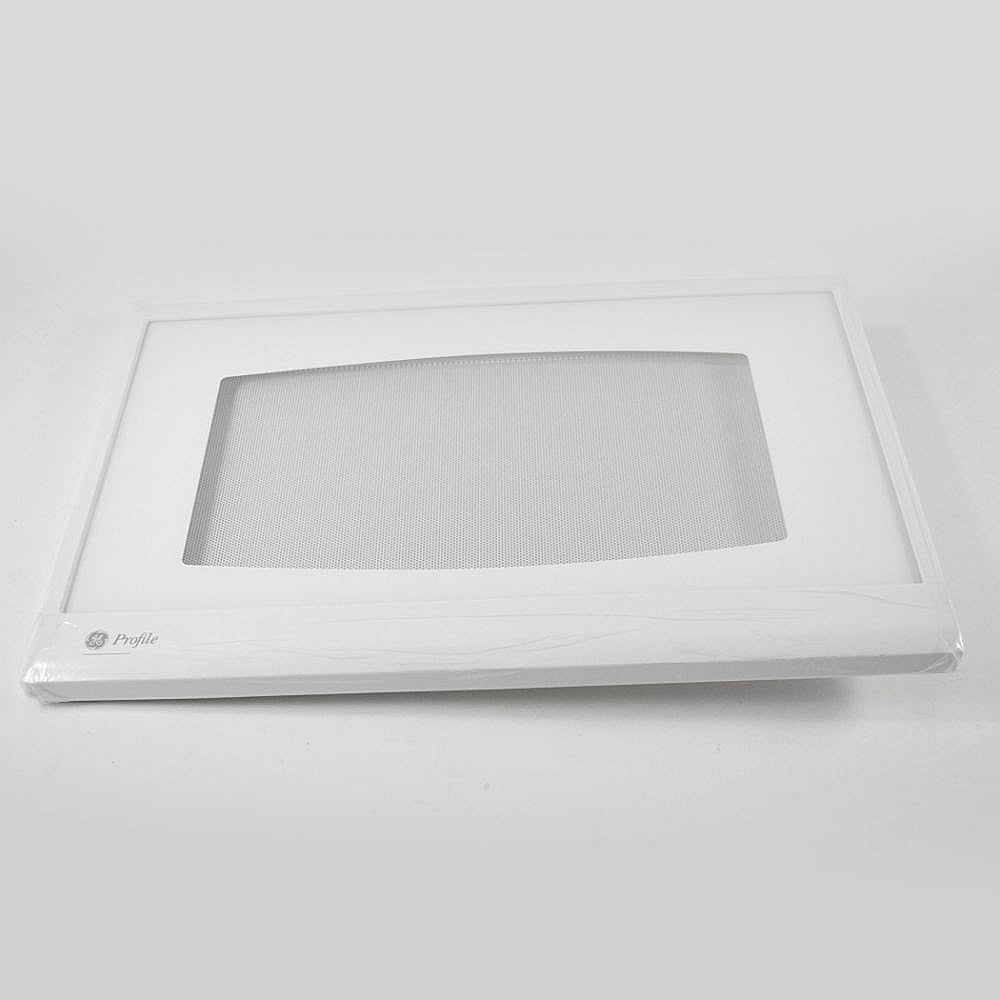 Photo of Wall Oven Microwave Door Assembly (White) from Repair Parts Direct