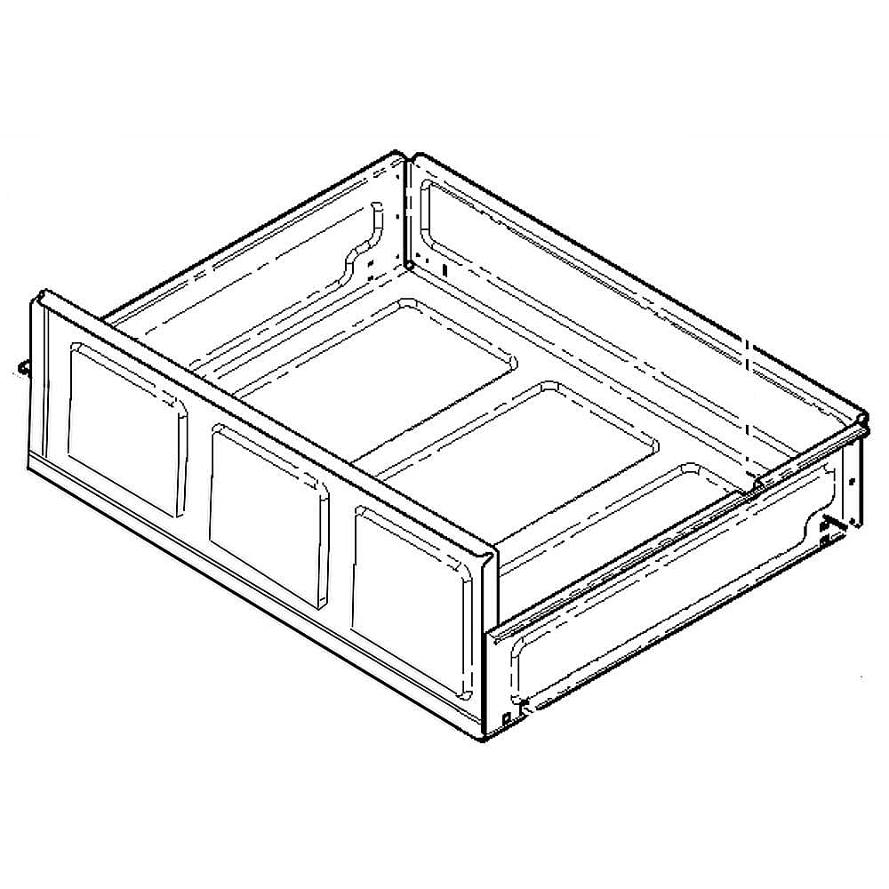 Part #wb55T10180, Drawer Body / 36.20 x 24.00 x 9.50