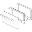Microwave Door Assembly (stainless) for GE SCB1001KSS01 - Part WB55X10788