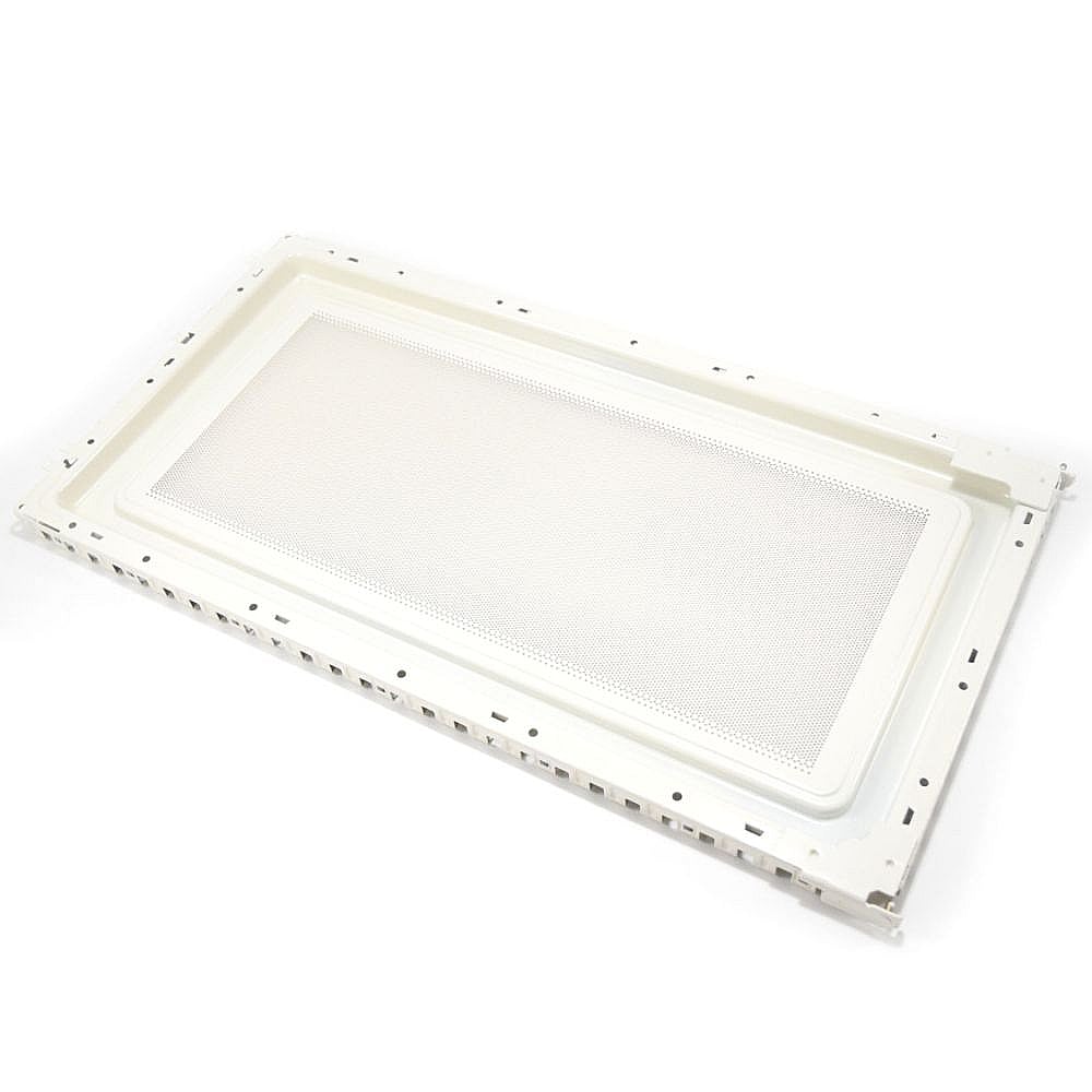 GE Part #wb55X10815, Microwave Door Inner Frame (White) | 25.00 x 12.20 x 2.30