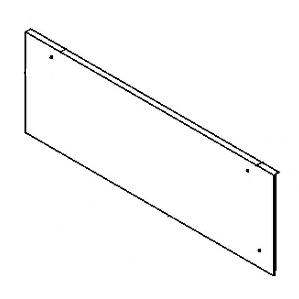 Part #wb55X10822, Warming Drawer Front Panel / 33.80 x 13.80 x 3.10