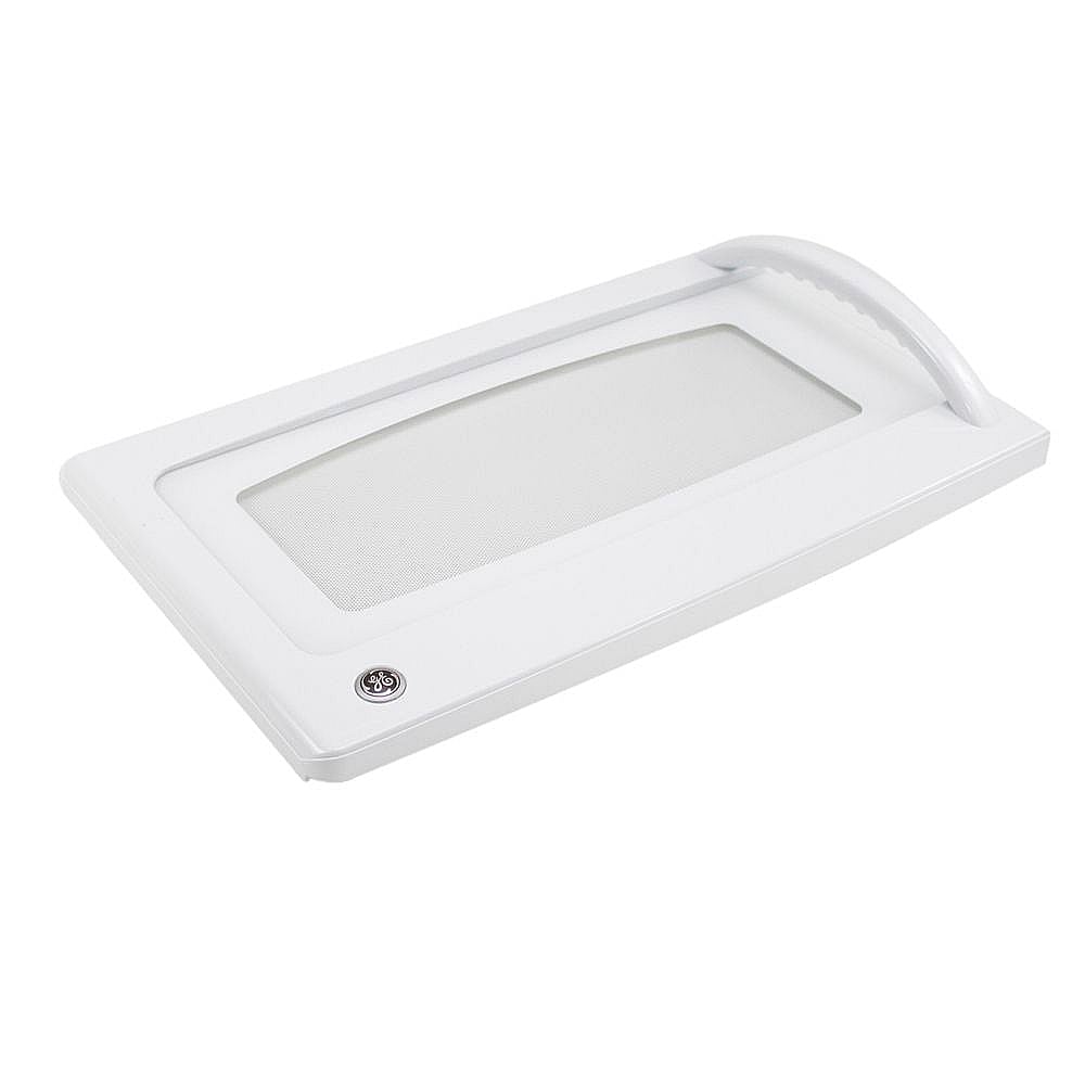 Part #wb55X10950, Microwave Door Assembly / 27.50 x 16.20 x 6.10