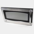 Microwave Door Assembly (stainless) for GE HVM1540SP1SS - Part WB55X10951