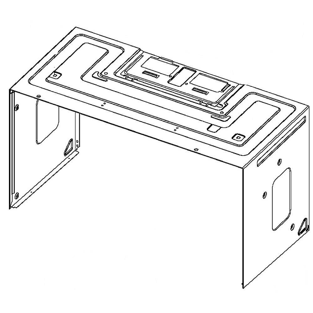 GE Part #wb55X10968, Microwave Cabinet | 32.00 x 18.70 x 16.90