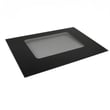 Range Oven Door Outer Panel (black) for GE JBP80KF1CC - Part WB56T10030