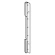 Glass Retainer for GE PS960YP5FS - Part WB56T10245