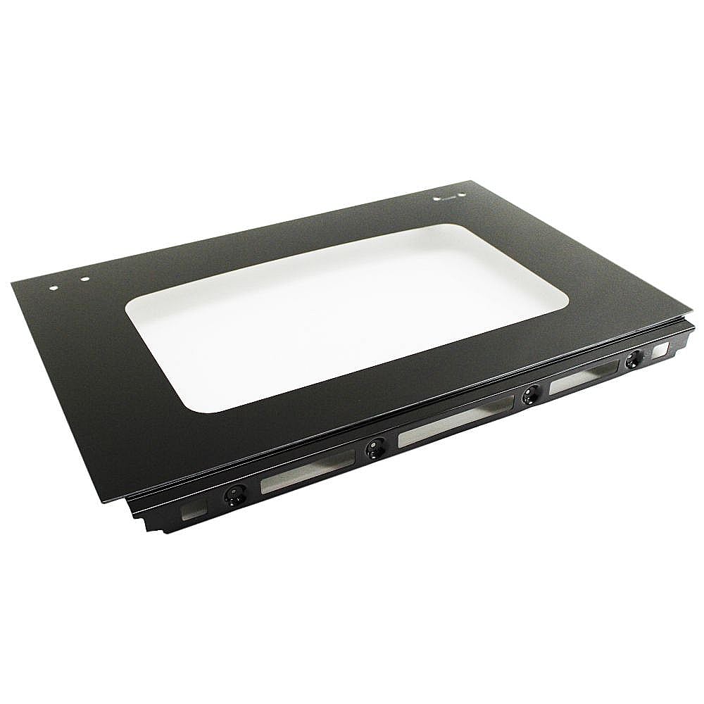 Photo of Wall Oven Door Outer Panel (Black) from Repair Parts Direct