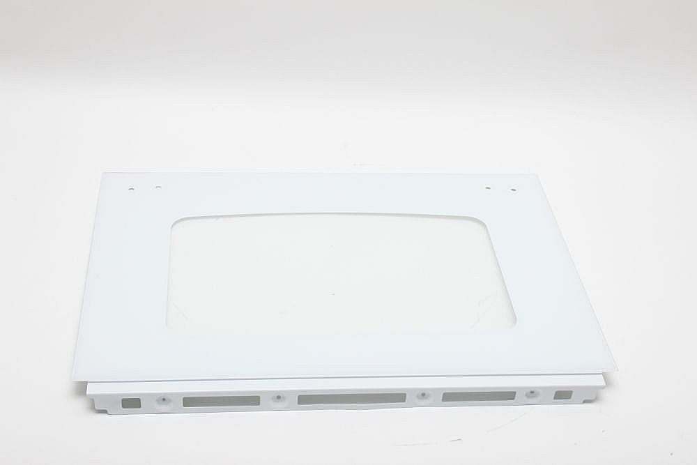 Photo of Wall Oven Door Outer Panel (White) from Repair Parts Direct