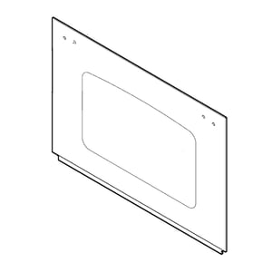 Wall Oven Door Outer Panel (bisque) WB56T10266