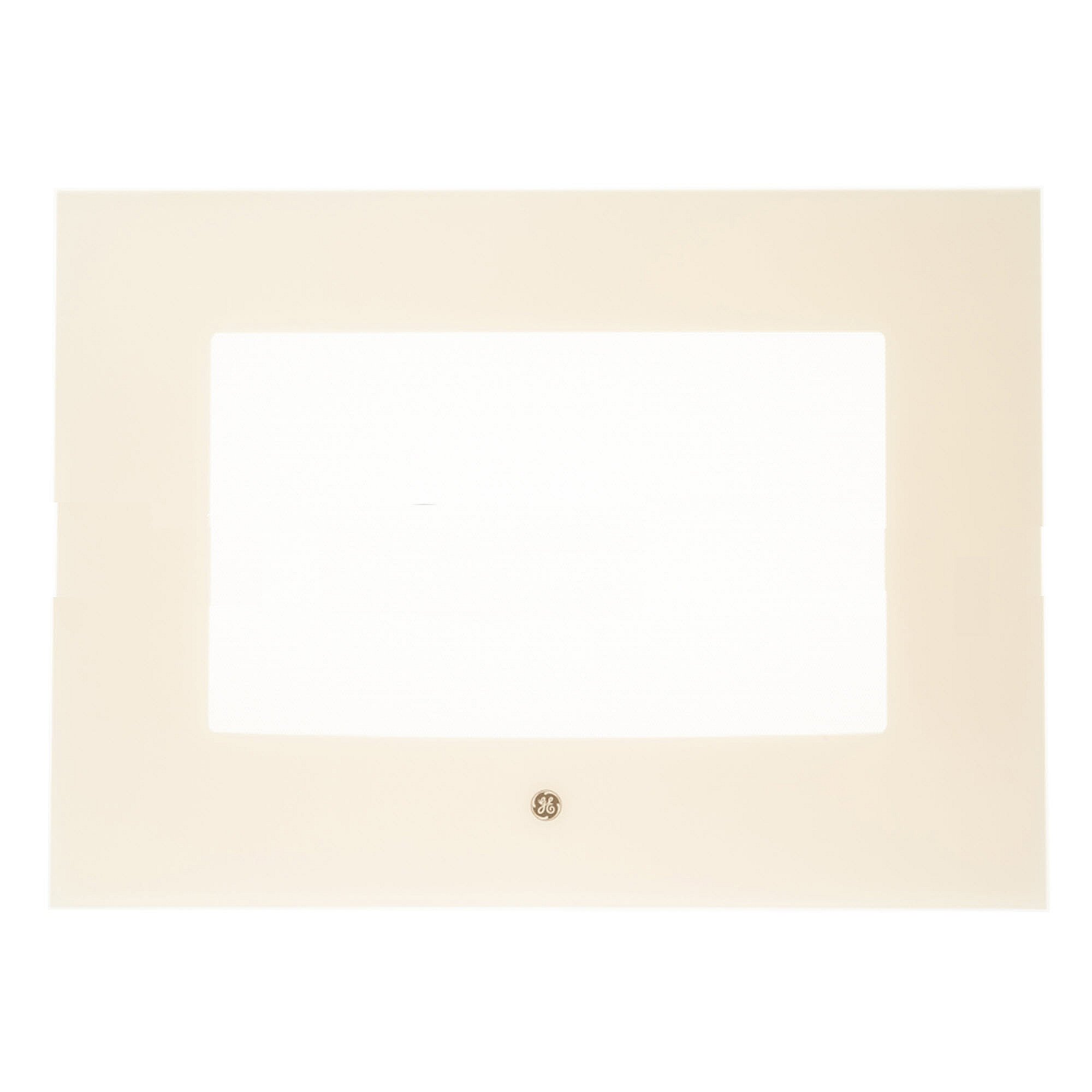 Part #wb56T10358, Range Oven Door Outer Panel (Biscuit) / 34.30 x 26.20 x 4.00