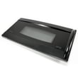 Microwave Door Assembly (black) for GE SCA1000HBB02 - Part WB56X10493