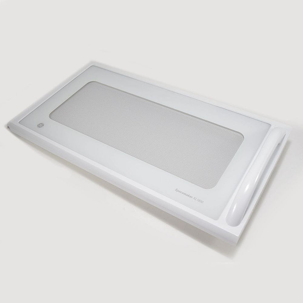 Photo of Microwave Door Assembly (White) from Repair Parts Direct