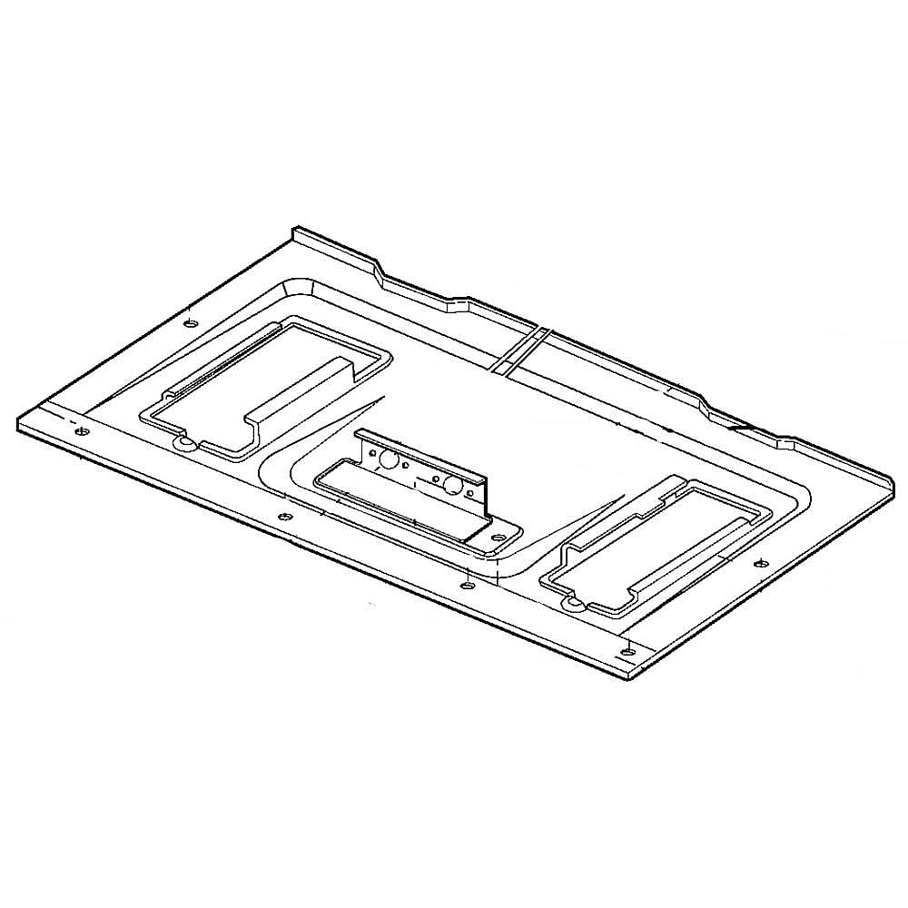 GE Part #wb56X10673, Base Plate | 31.90 x 20.40 x 2.20