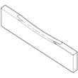 Drawer Panel for GE JGB750EEF3ES - Part WB56X20399