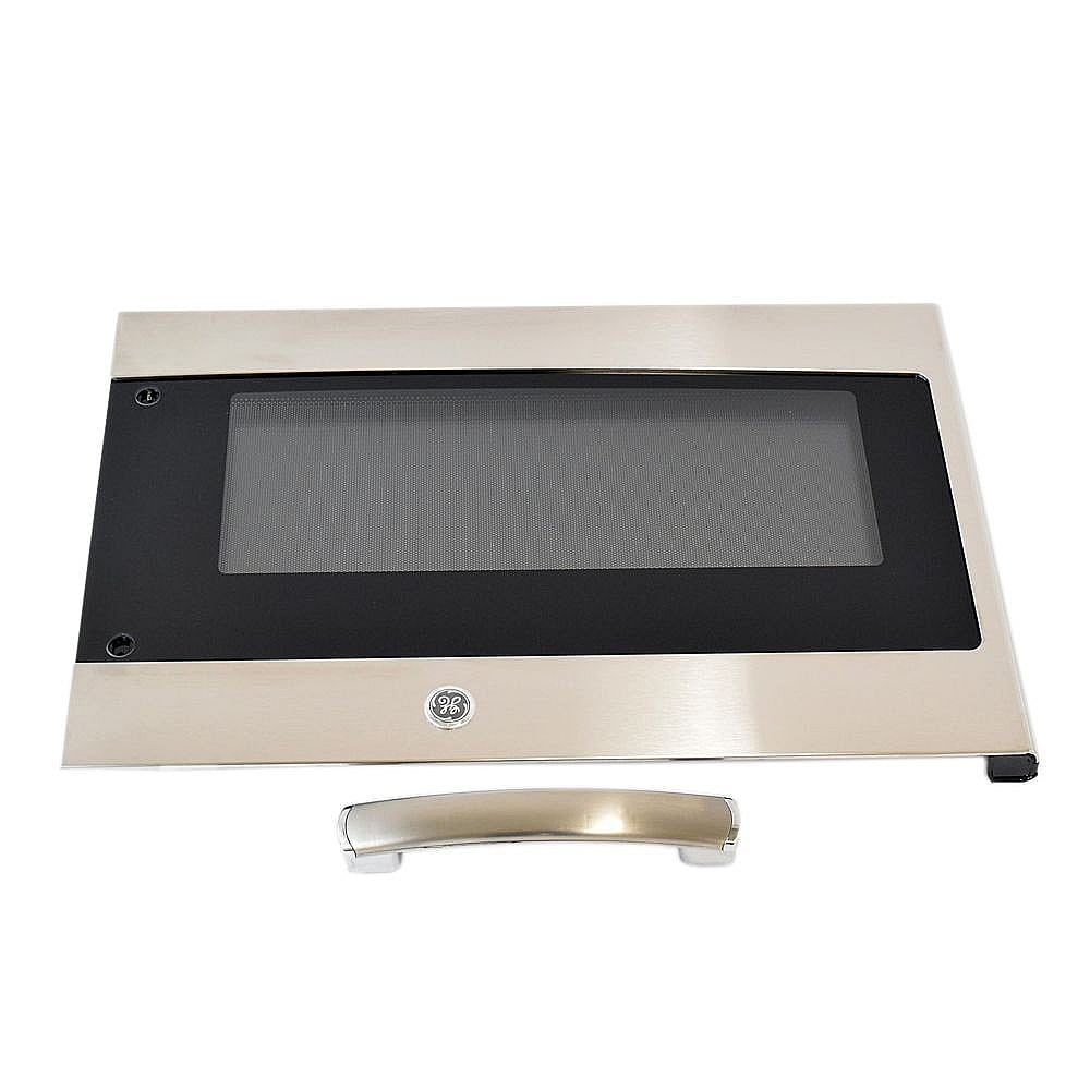 GE Part #wb56X20714, Microwave Door Assembly | 33.30 x 18.60 x 6.90