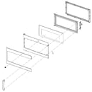 Microwave Door Assembly (Stainless)
