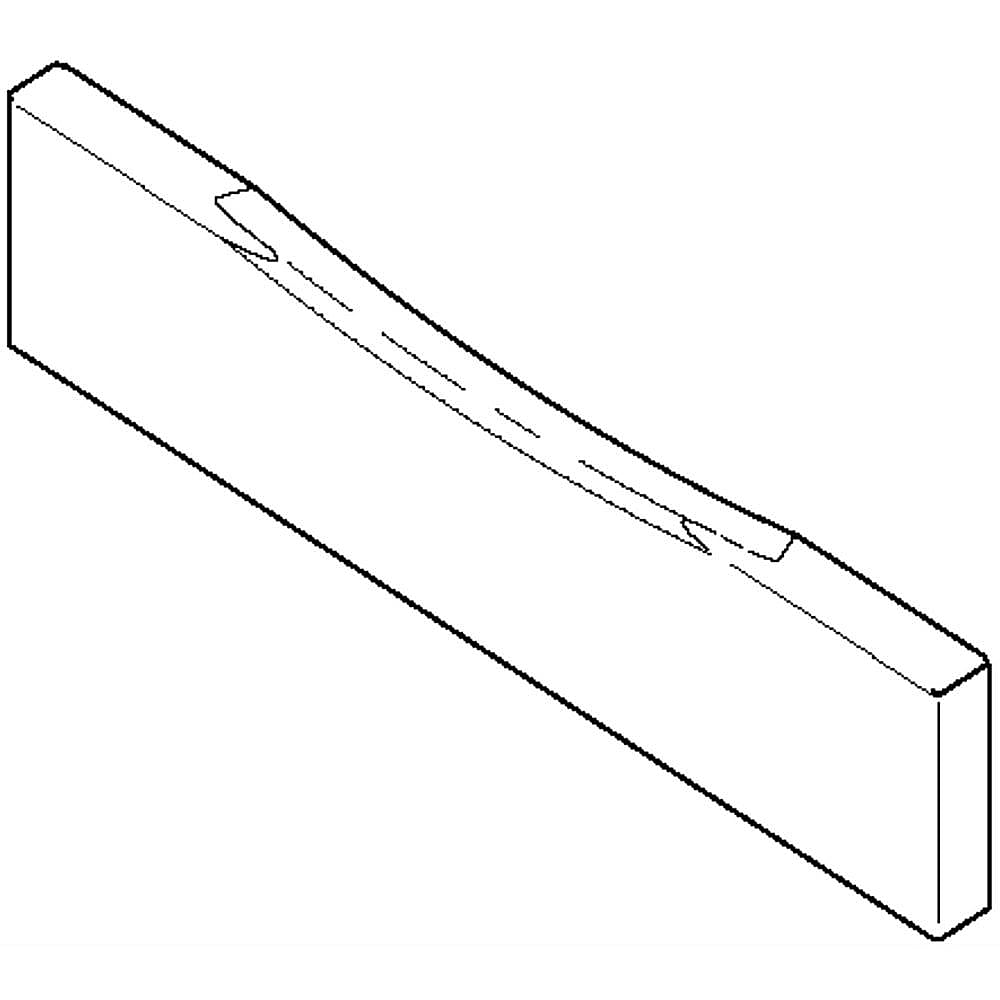 GE Part #wb56X21067, Drawer Panel | 33.30 x 9.30 x 2.90