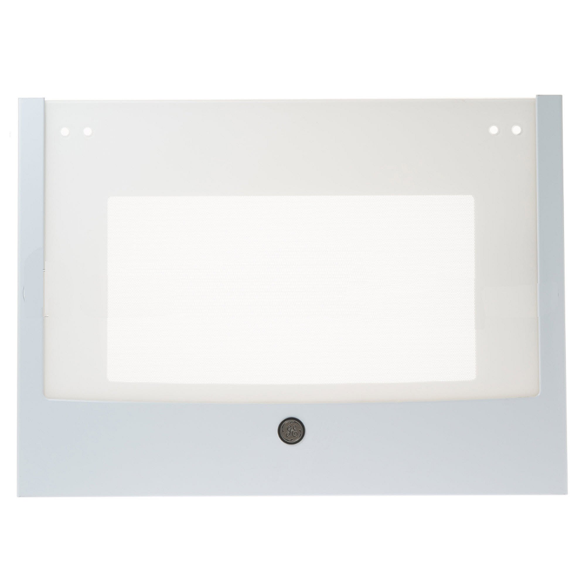 Part #wb56X21176, Range Oven Door Outer Panel (White) / 33.20 x 26.30 x 3.40