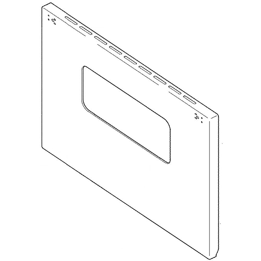 GE Part #wb56X21232, Oven Door Panel | 32.00 x 22.50 x 2.40
