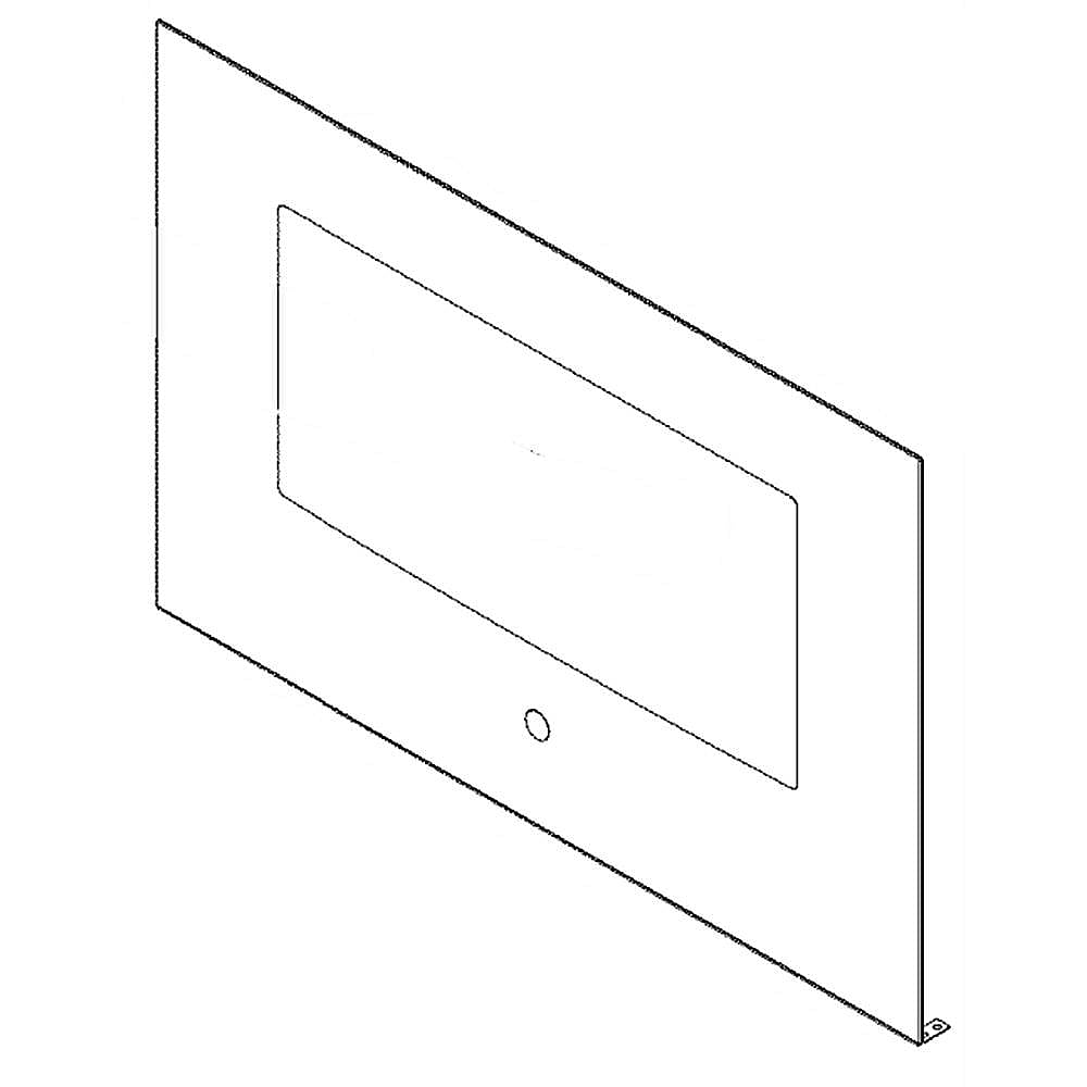 GE Part #wb56X21369, Ran Oven Door Outer Panel | 32.30 x 22.50 x 2.60
