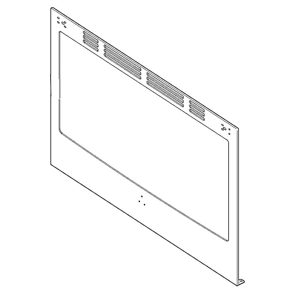 Part #wb56X21457, Range Oven Door Outer Panel / 33.50 x 26.20 x 3.40