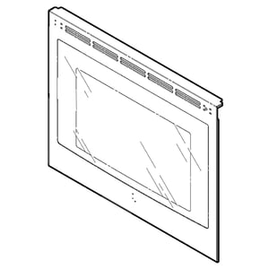 Range Oven Door Outer Panel (replaces Wb56t10363, Wb56x24403, Wb56x25520) WB56X26316