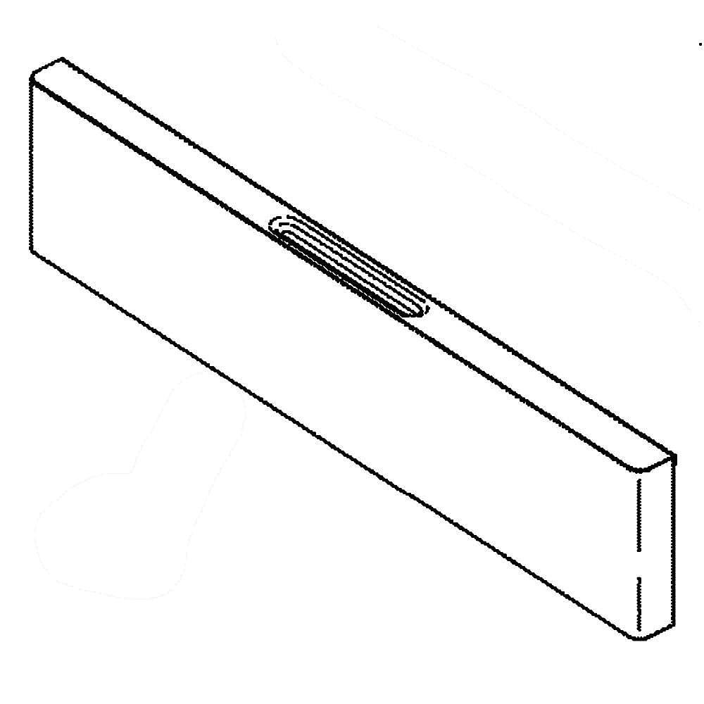 GE Part #wb56X24650, Drawer Panel | 32.60 x 11.00 x 6.10
