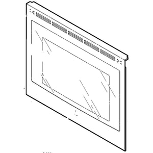 Range Oven Door Outer Panel (stainless) WB56X24775