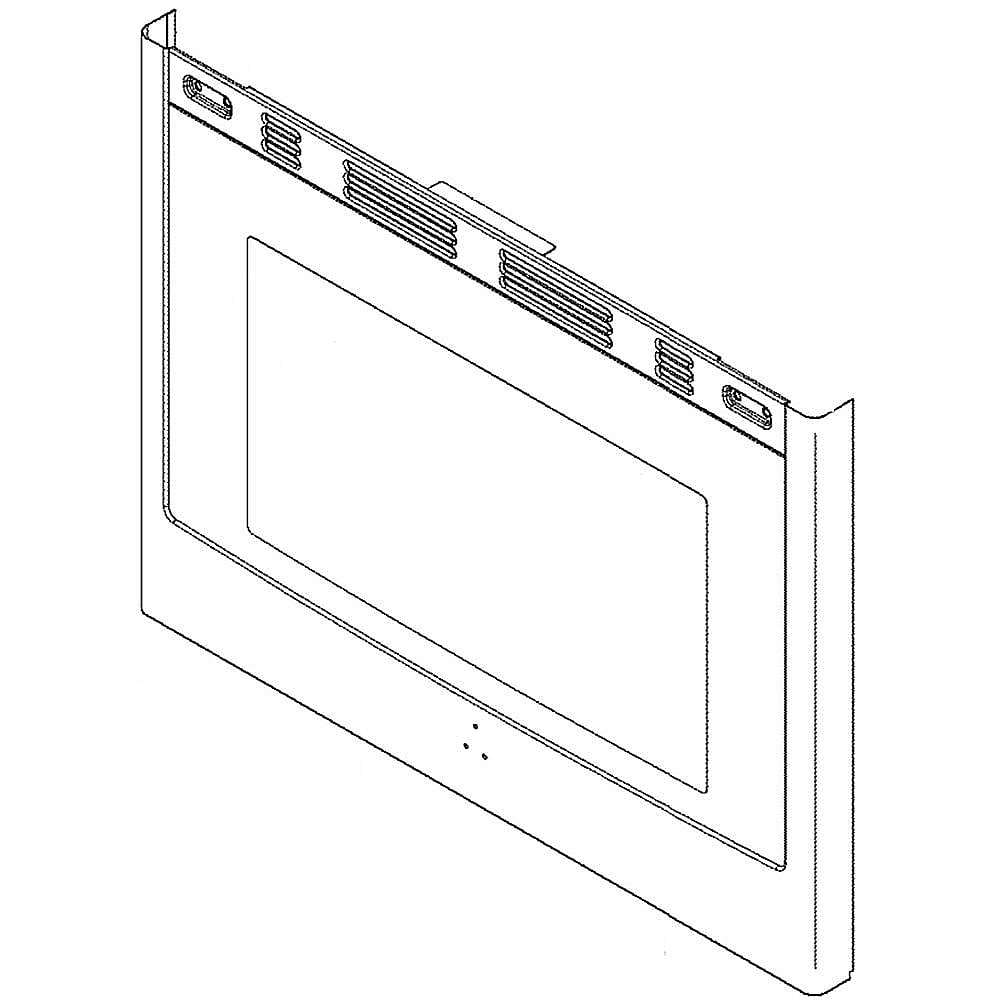Part #wb56X24884, Range Oven Door Outer Panel / 33.50 x 26.10 x 3.70