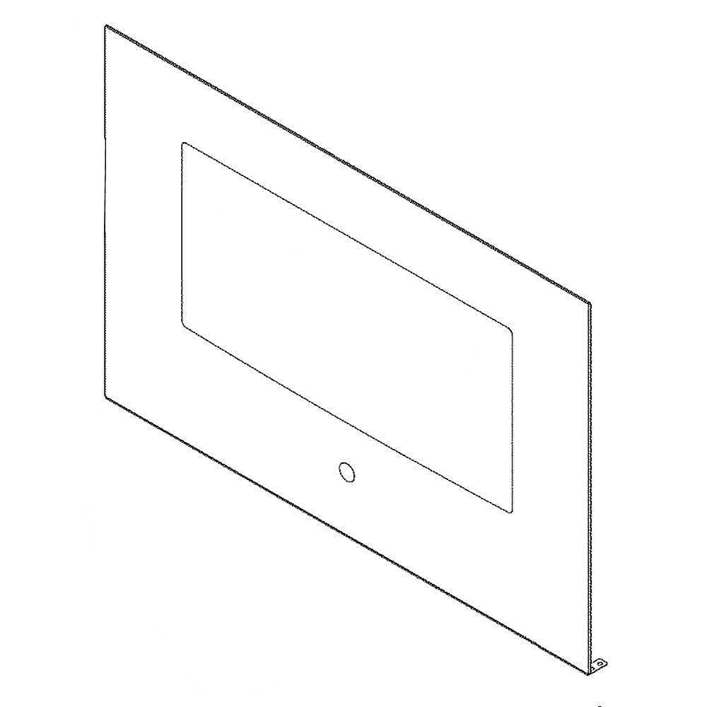 GE Part #wb56X25503, Ran Oven Door Outer Panel | 32.40 x 22.40 x 2.80