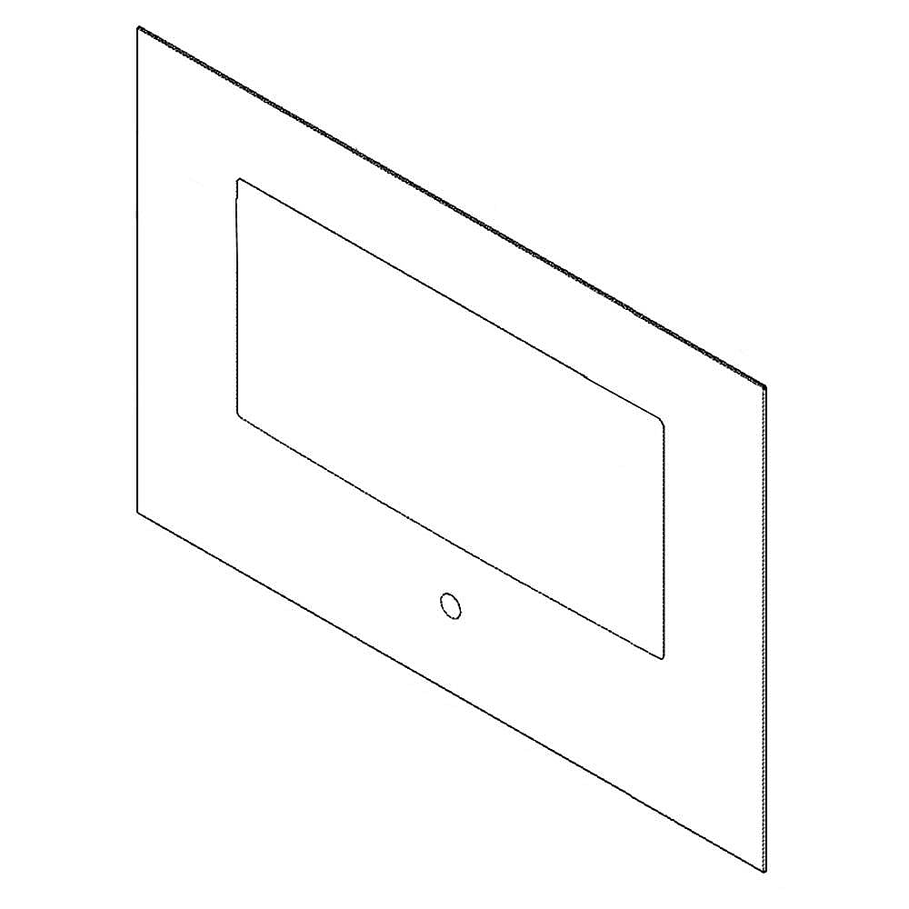 GE Part #wb56X25570, Ran Oven Door Outer Panel | 32.10 x 22.40 x 2.80