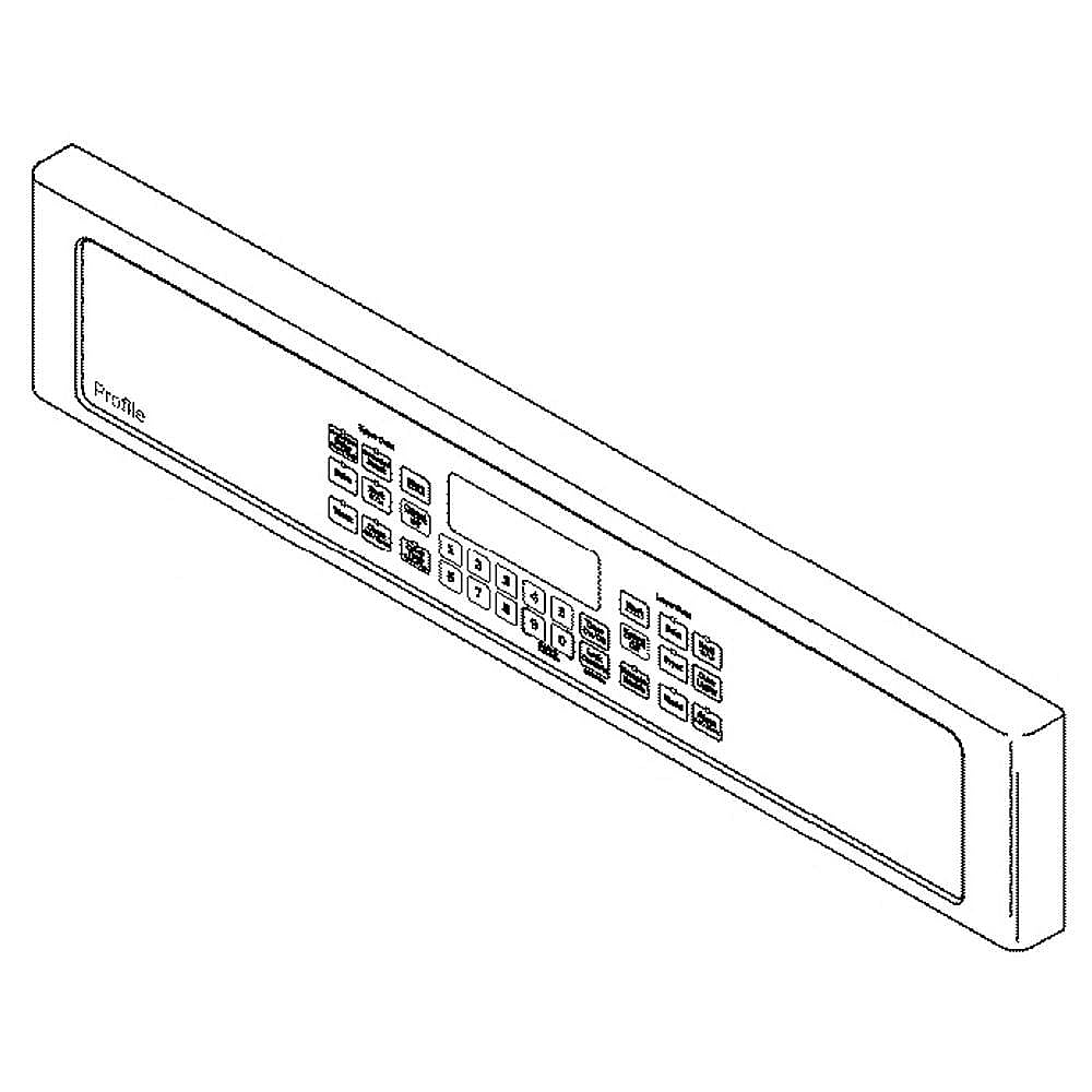 Part #wb56X25754, Oven Control Panel / 32.80 x 10.40 x 4.80