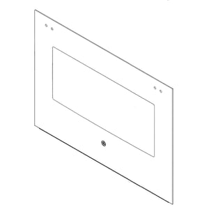 Wall Oven Door Outer Panel (white) WB56X27499