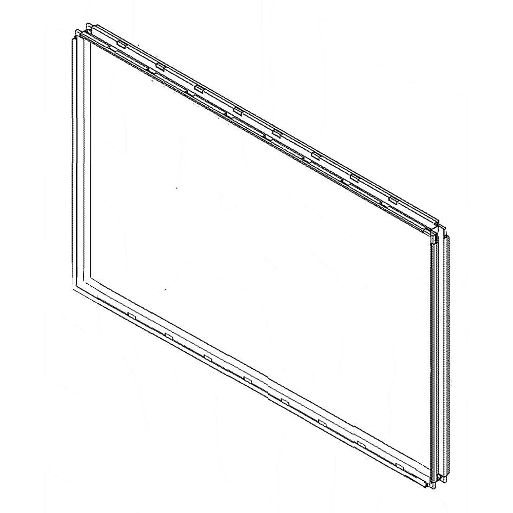 Part #wb56X27502, Wall Oven Door Window Assembly | 4.00 x 26.30 x 4.00