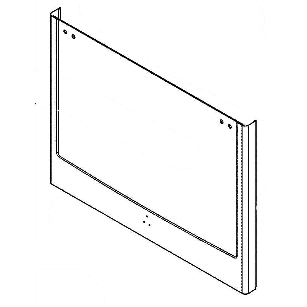 GE Part #wb56X28176, Glass & Panel Door Asm | 37.00 x 26.00 x 4.10