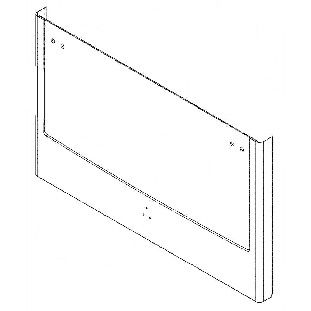 Part #wb56X28177, Range Oven Door Outer Panel (Stainless) / 36.90 x 26.20 x 3.70