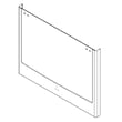 Range Oven Door Outer Panel for GE JGS760BEL2TS - Part WB56X28183