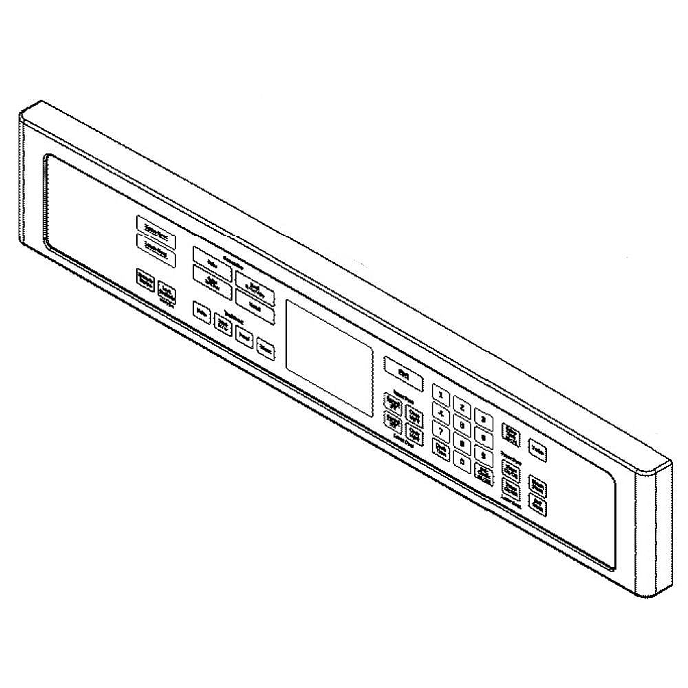 Part #wb56X29614, Wall Oven Control Panel / 33.10 x 10.40 x 4.90