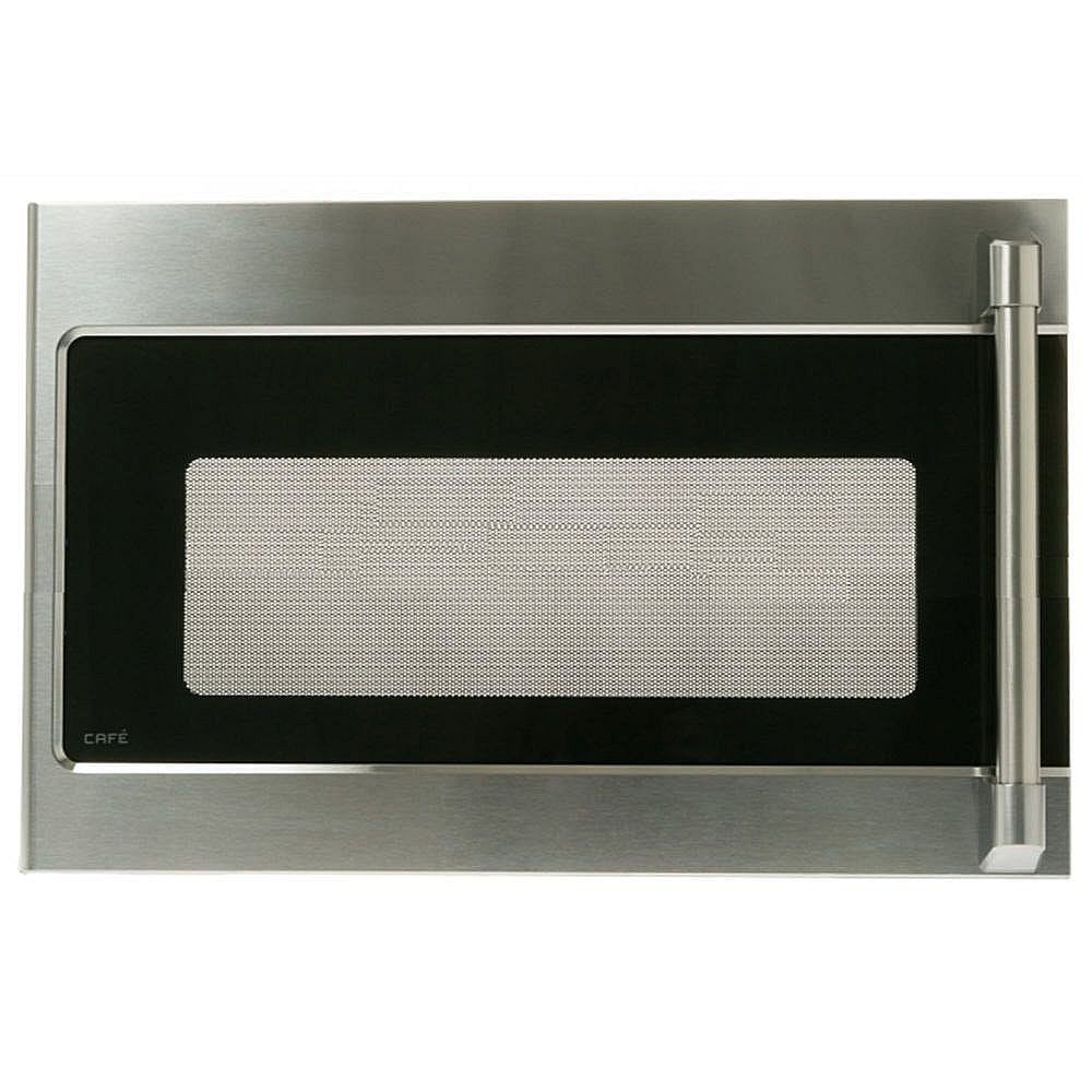 GE Part #wb56X29793, Microwave Door Assembly (Stainless) | 32.80 x 18.70 x 6.20