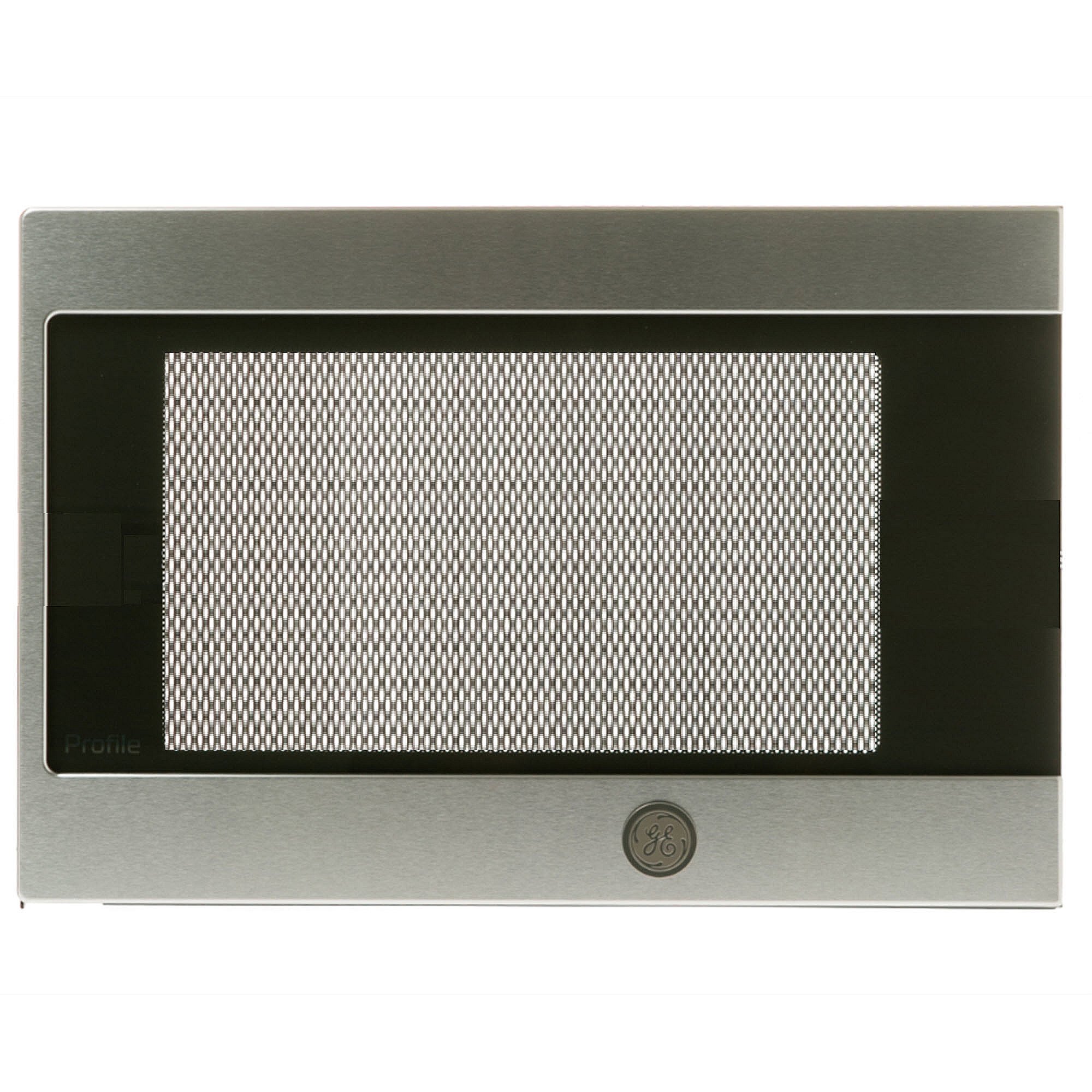 Part #wb56X30685, Ge Stainless Steel Door With Flat Ge Logo / 21.40 x 15.20 x 4.30