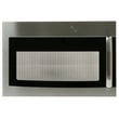 Stainless Steel Door With Flat Ge Logo for GE JVM3160RF5SS - Part WB56X30944