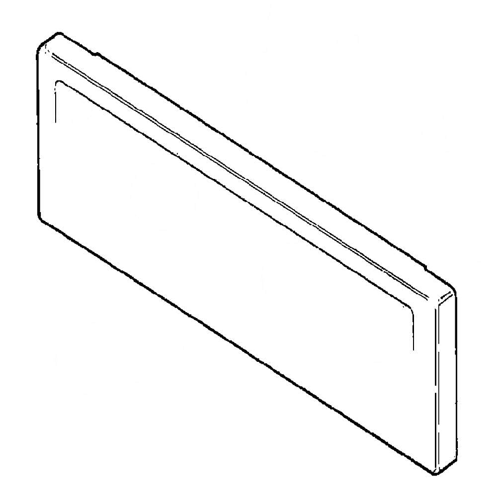 Part #wb56X31458, Black Drawer Panel
